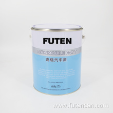 4L empty round paint tin can